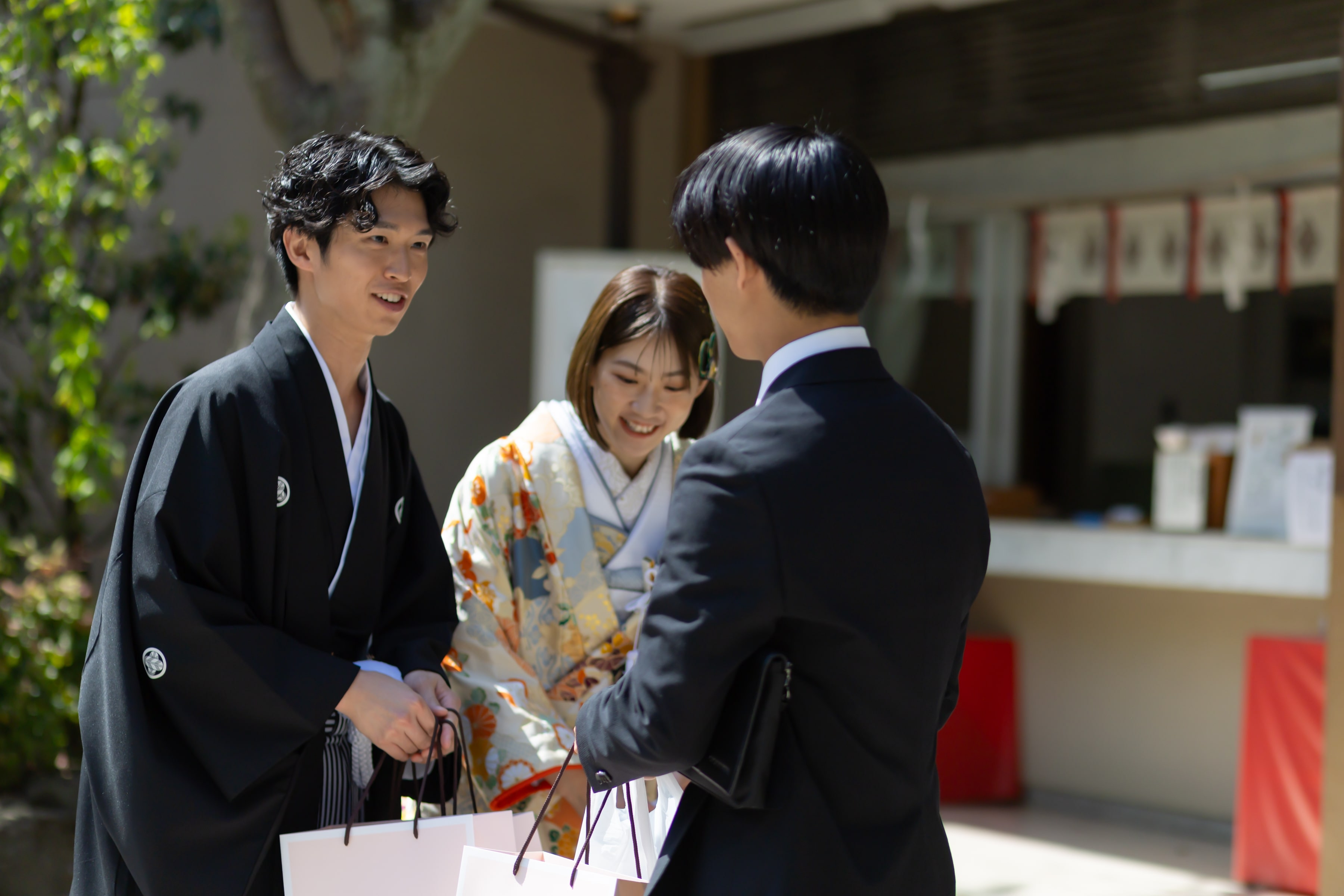 江島神社で挙式